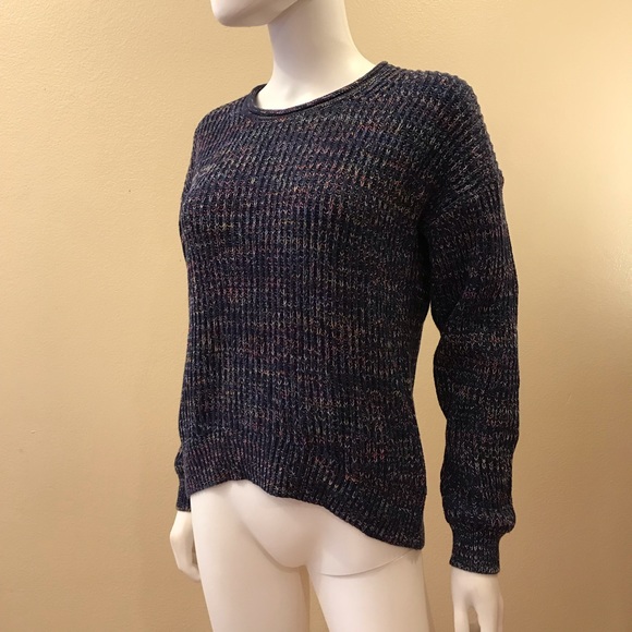 Gap Sweater NEW Womens Size XS Extra Small Northern Lights Blue Cotton Pullover - Picture 10 of 14